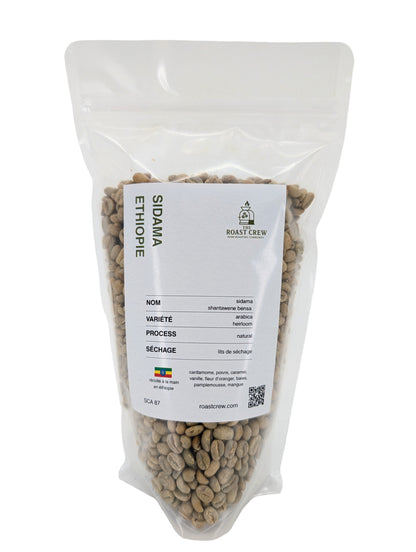 café vert sidamo ethiopie